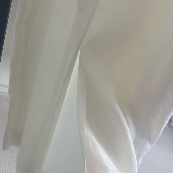 Vintage 100% ramie white dress - Picture 5 of 6